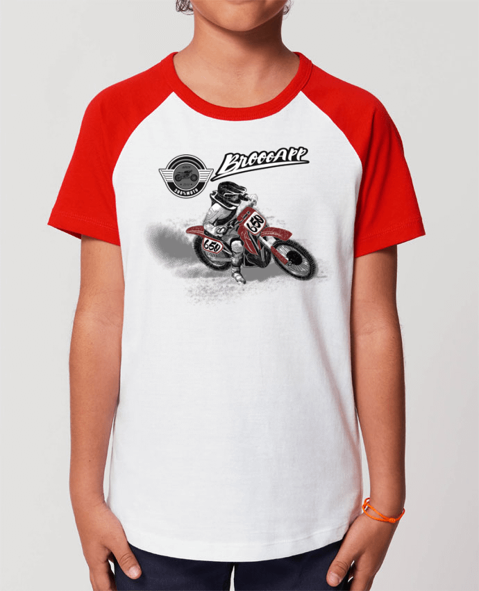T-shirt Baseball Enfant- Coton - STANLEY MINI CATCHER Motorcycle drift Par Original t-shirt