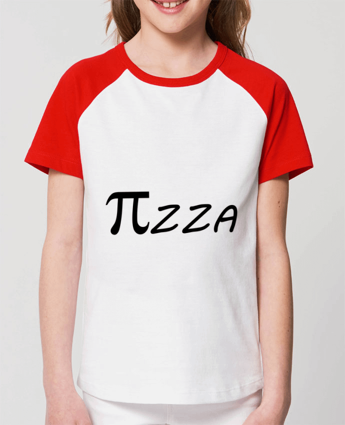 Kids\' contrast short sleeve t-shirt Mini Catcher Short Sleeve Pizza Par Mathéo