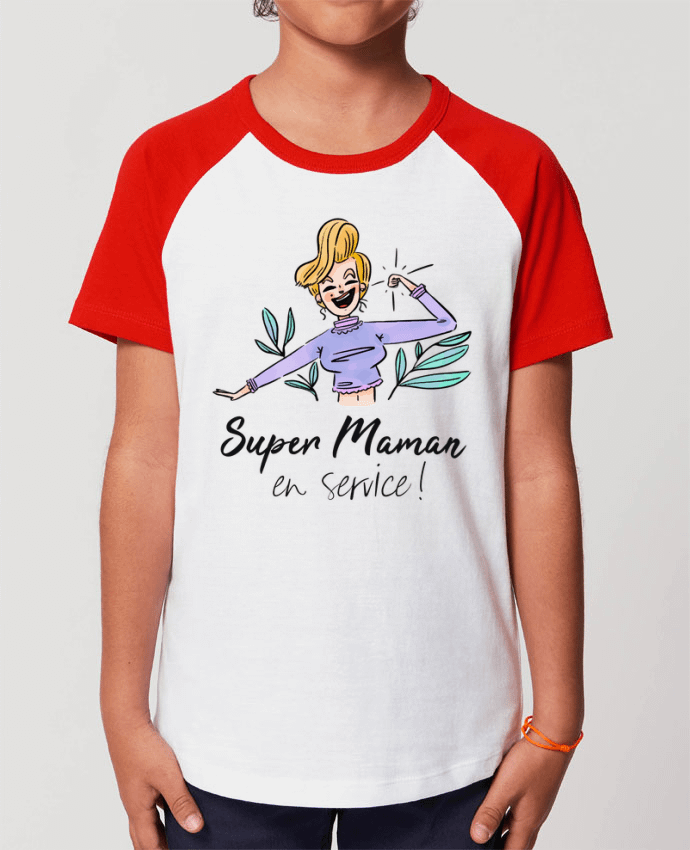 Tee-shirt Enfant Super Maman en service Par ShoppingDLN