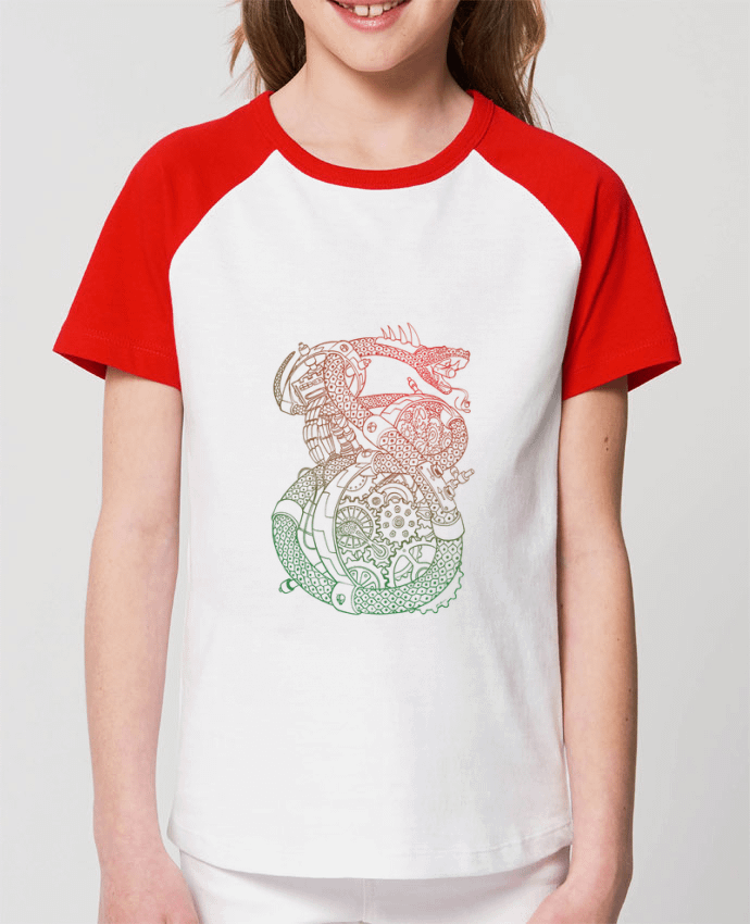 Tee-shirt Enfant Méca Serpent Par Tomi Ax - tomiax.fr