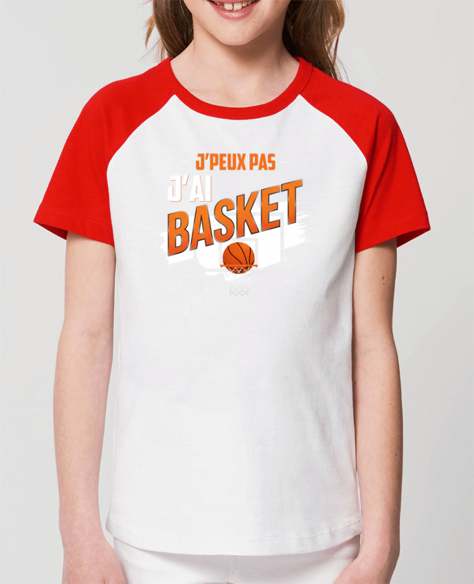 T-shirt Baseball Enfant- Coton - STANLEY MINI CATCHER J'peux pas j'ai basket Par Original t-shirt