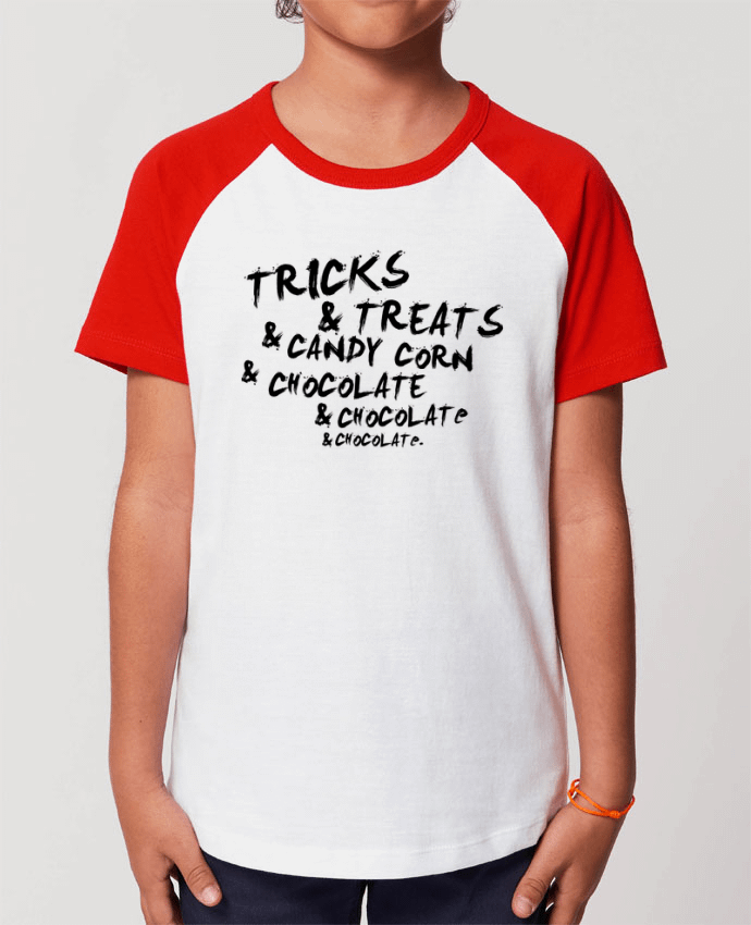 T-shirt Baseball Enfant- Coton - STANLEY MINI CATCHER Tricks & Treats Par tunetoo