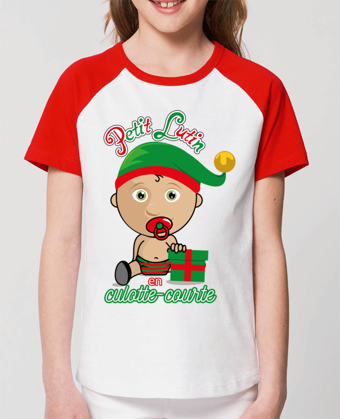 Tee-shirt Enfant Petit Lutin de Noël Par GraphiCK-Kids