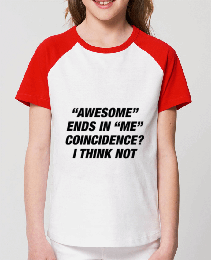 Tee-shirt Enfant Awesome Ends With Me Par Eleana