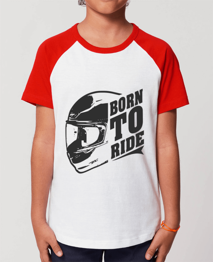T-shirt Baseball Enfant- Coton - STANLEY MINI CATCHER BORN TO RIDE Par SG LXXXIII