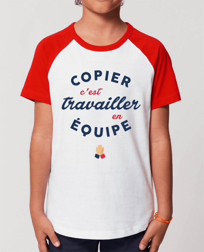 Tee-shirt Enfant Copier c'est travailler en équipe Par tunetoo