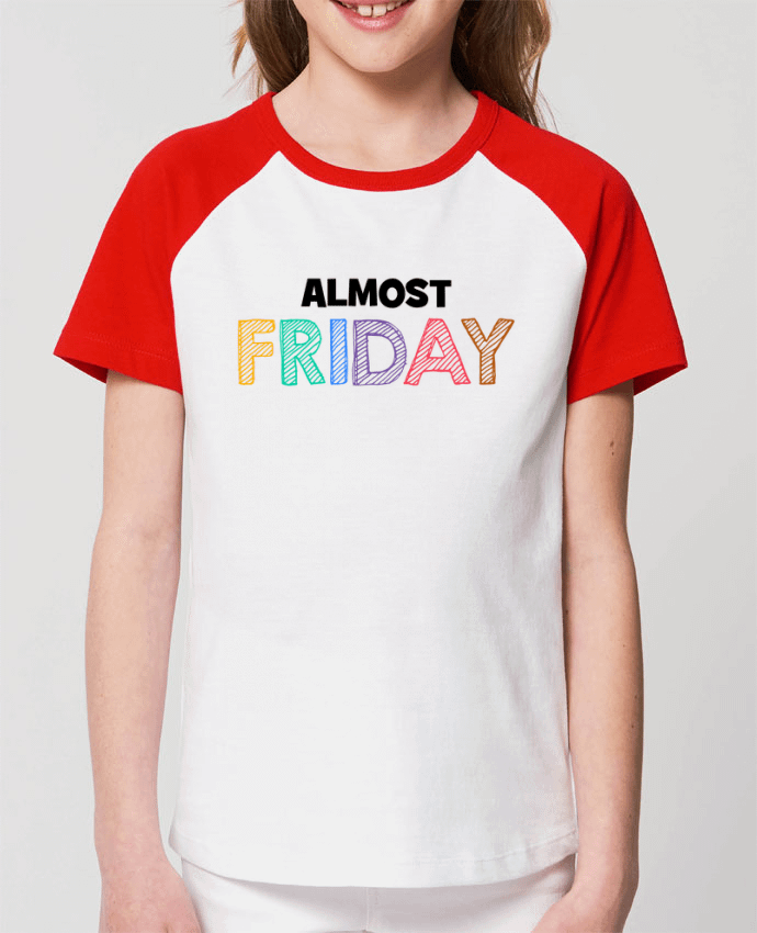 T-shirt Baseball Enfant- Coton - STANLEY MINI CATCHER Almost Friday Par tunetoo