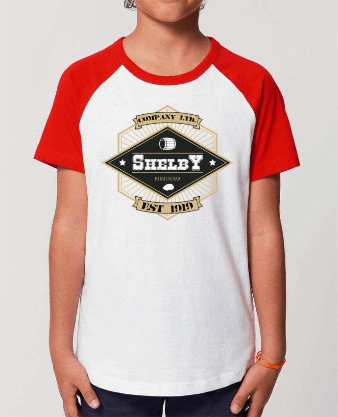 T-shirt Baseball Enfant- Coton - STANLEY MINI CATCHER Peaky blinders Par jorrie