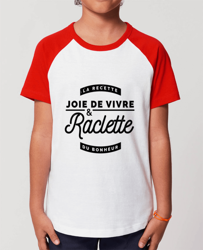 Kids\' contrast short sleeve t-shirt Mini Catcher Short Sleeve Joie de vivre et raclette Par Rustic