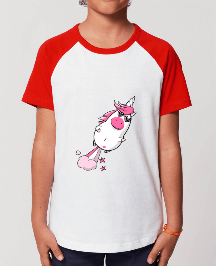 Tee-shirt Enfant Licorne à propulsion naturelle - version 2 Par Tomi Ax - tomiax.fr