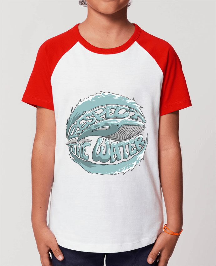 Tee-shirt Enfant REspect the Water - Whale Par Tomi Ax - tomiax.fr