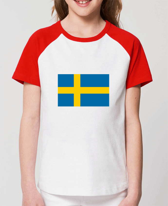 T-shirt Baseball Enfant- Coton - STANLEY MINI CATCHER SWEDEN Par Dott