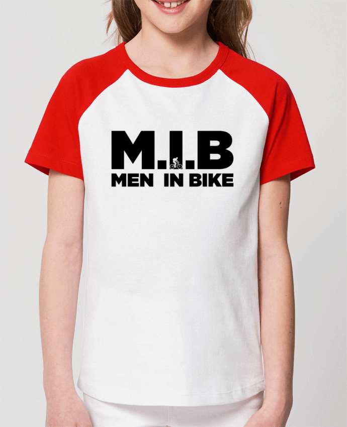T-shirt Baseball Enfant- Coton - STANLEY MINI CATCHER Men In Bike Par tunetoo