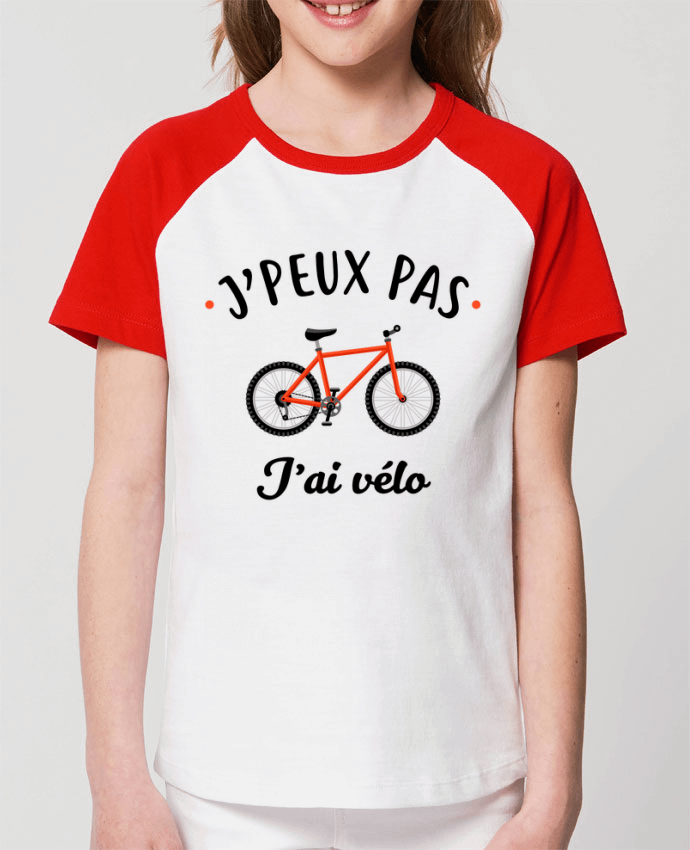 Tee-shirt Enfant J'peux pas j'ai vélo Par La boutique de Laura