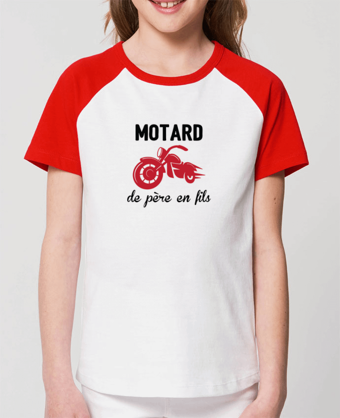 Tee-shirt Enfant Motard de père en fils Par tunetoo