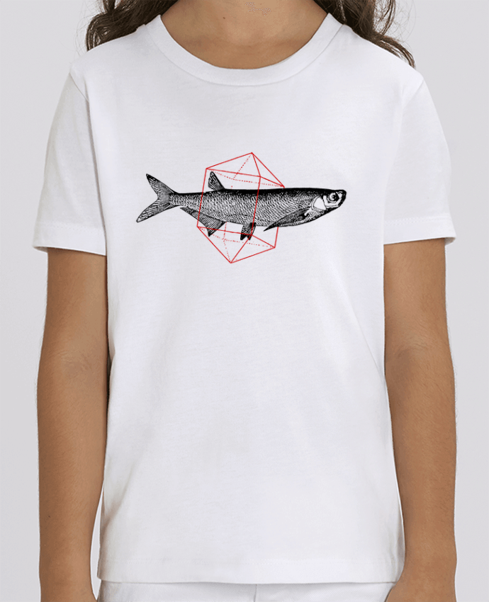 Tee Shirt Enfant Bio Stanley MINI CREATOR Fish in geometrics Par Florent Bodart