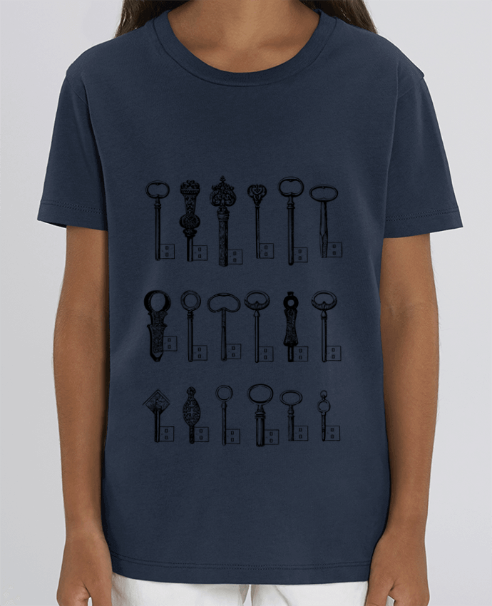 Camiseta Infantil Algodón Orgánico MINI CREATOR USB Keys Par Florent Bodart