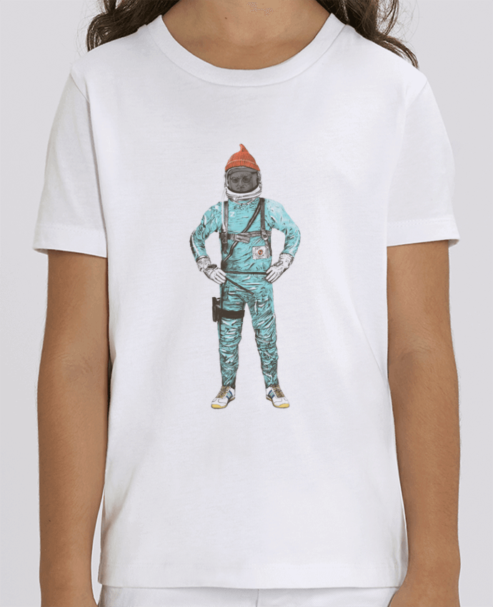 Camiseta Infantil Algodón Orgánico MINI CREATOR Zissou in space Par Florent Bodart