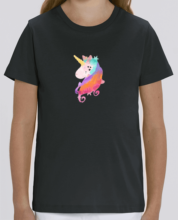 T-shirt Enfant Watercolor Unicorn Par PinkGlitter