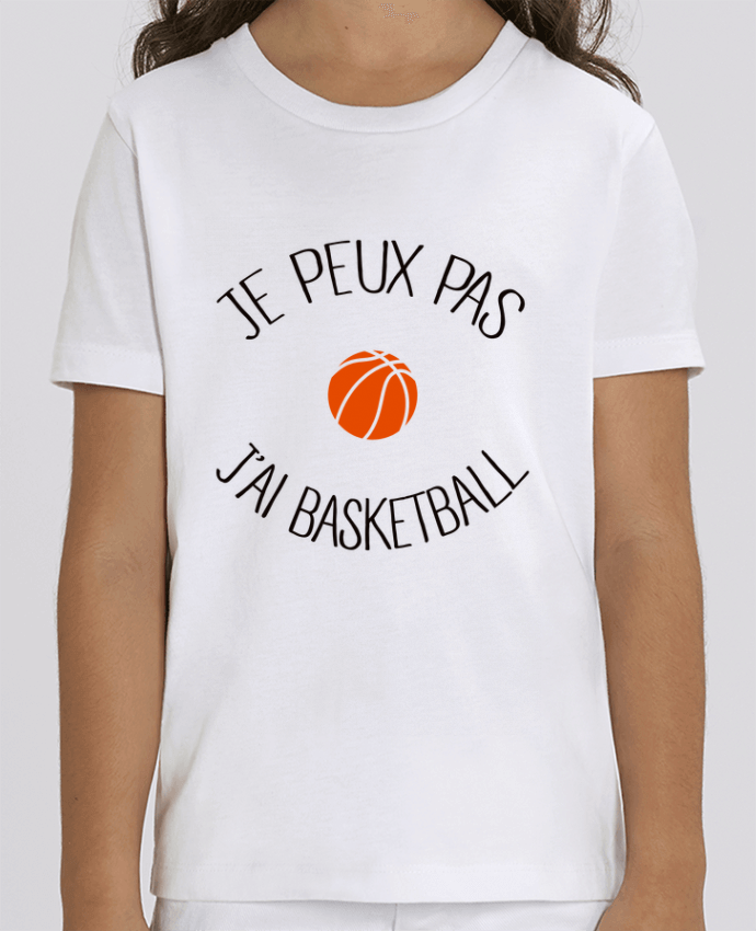 Camiseta Infantil Algodón Orgánico MINI CREATOR je peux pas j'ai Basketball Par Freeyourshirt.com