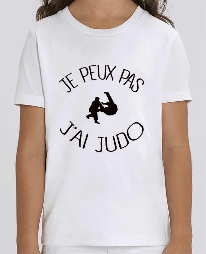 Camiseta Infantil Algodón Orgánico MINI CREATOR Je peux pas j'ai Judo Par Freeyourshirt.com