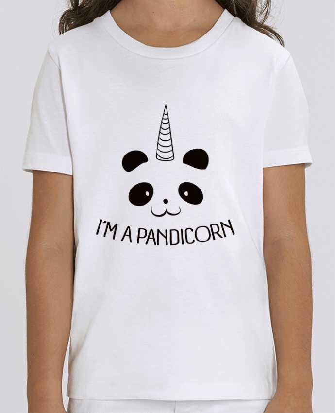 Camiseta Infantil Algodón Orgánico MINI CREATOR I'm a Pandicorn Par Freeyourshirt.com
