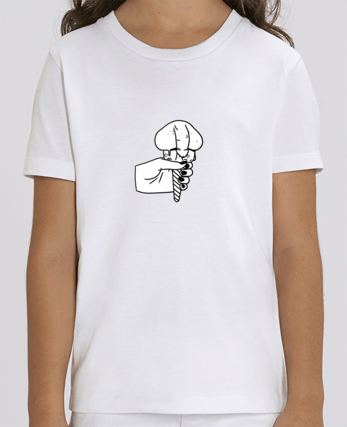 Camiseta Infantil Algodón Orgánico MINI CREATOR Ice cream Par tattooanshort