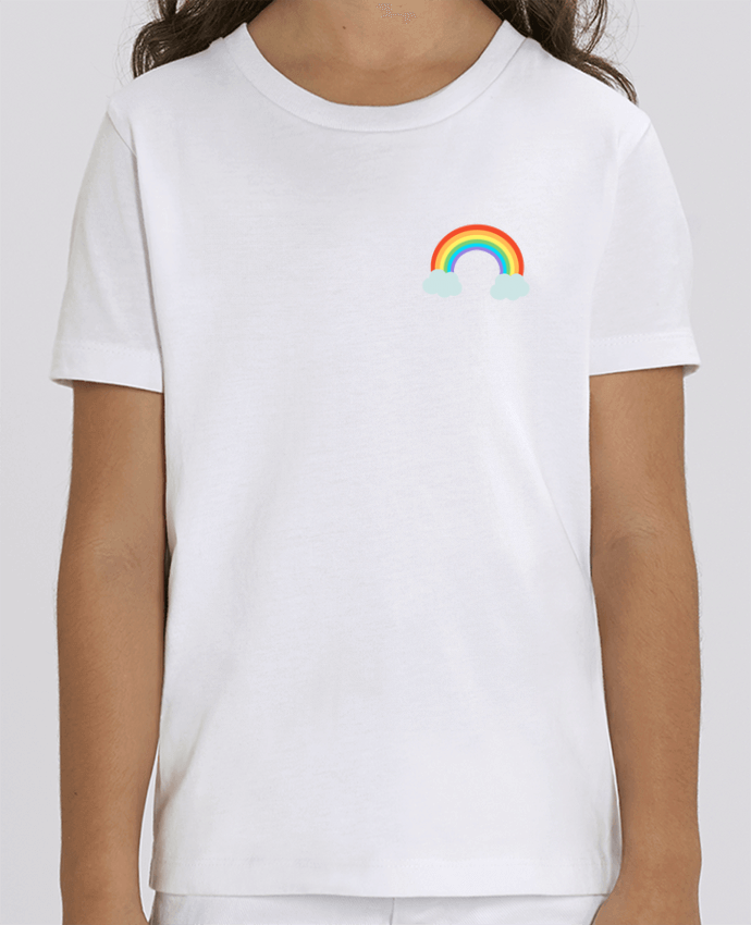 Camiseta Infantil Algodón Orgánico MINI CREATOR Arc-en-ciel Par WBang