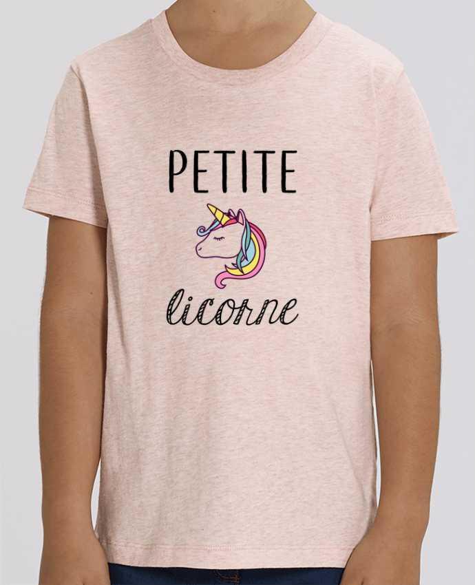 Camiseta Infantil Algodón Orgánico MINI CREATOR Petite licorne Par La boutique de Laura