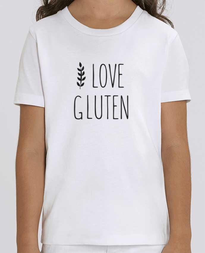 Kids T-shirt Mini Creator I love gluten by Ruuud Par Ruuud