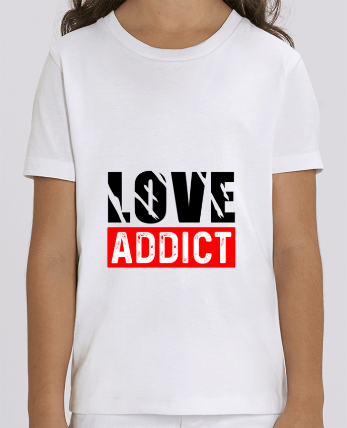 Camiseta Infantil Algodón Orgánico MINI CREATOR Love Addict Par Sole Tshirt