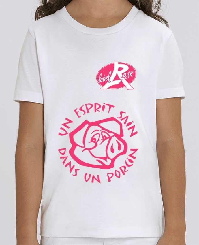 Camiseta Infantil Algodón Orgánico MINI CREATOR un esprit sain dans un  porcin Par LabelRose