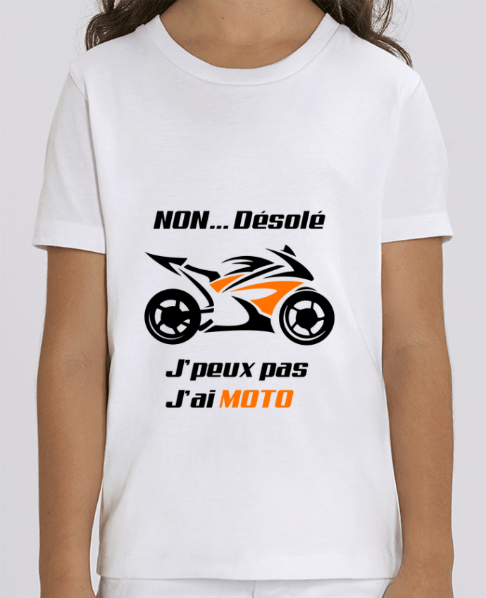 Kids T-shirt Mini Creator J'peux pas j'ai moto Par MotorWave's