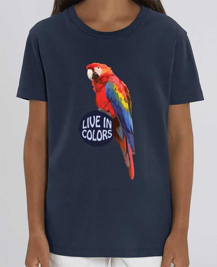 Camiseta Infantil Algodón Orgánico MINI CREATOR Perroquet - Live in colors Par justsayin
