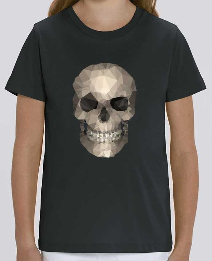 Camiseta Infantil Algodón Orgánico MINI CREATOR Polygons skull Par justsayin