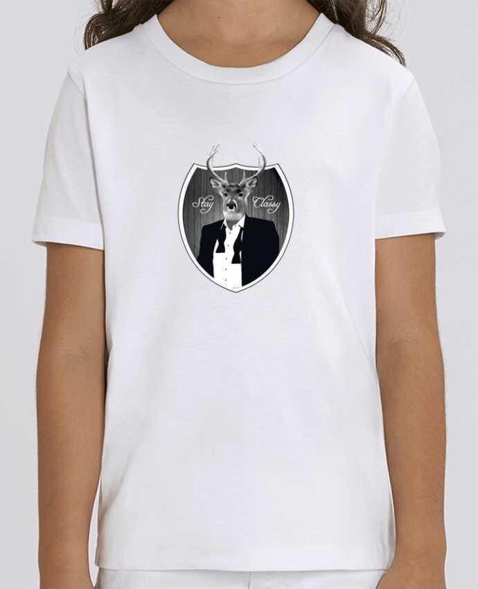 Tee Shirt Enfant Bio Stanley MINI CREATOR Cerf Stay classy Par justsayin