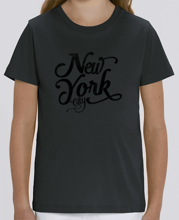 Tee Shirt Enfant Bio Stanley MINI CREATOR New York City typographie Par justsayin