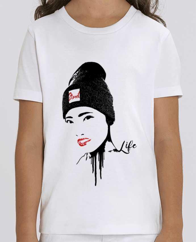 Camiseta Infantil Algodón Orgánico MINI CREATOR Geisha Par Graff4Art