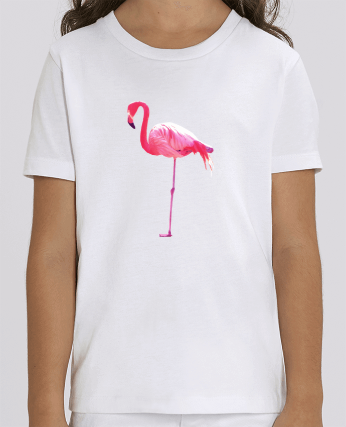 Camiseta Infantil Algodón Orgánico MINI CREATOR Flamant rose Par justsayin