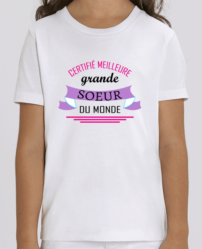 T-shirt Enfant Certifié meilleure grande sœur du monde Par tunetoo