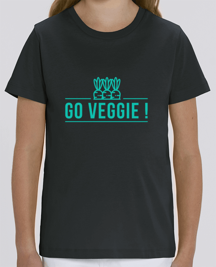 Kids T-shirt Mini Creator Go veggie ! Par Folie douce