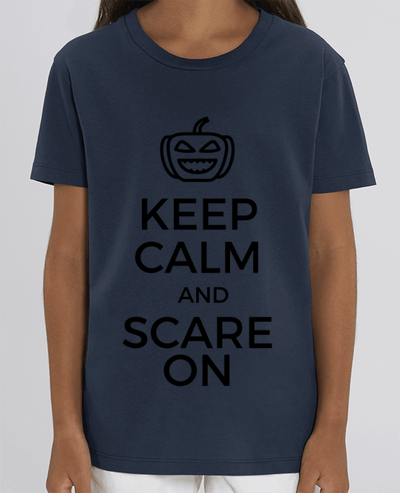 T-shirt Enfant Keep Calm and Scare on Pumpkin Par tunetoo