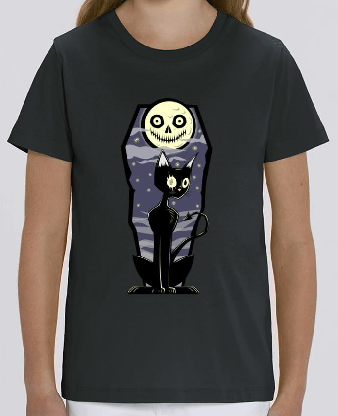 Camiseta Infantil Algodón Orgánico MINI CREATOR Coffin Cat Par SirCostas