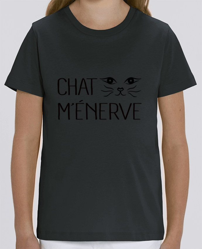 T-shirt Enfant Chat m'énerve Par Freeyourshirt.com