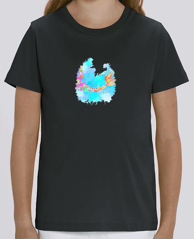 T-shirt Enfant Watercolor Mermaid Par PinkGlitter
