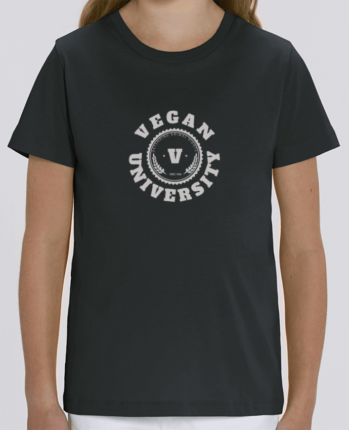 Kids T-shirt Mini Creator Vegan University Par Les Caprices de Filles