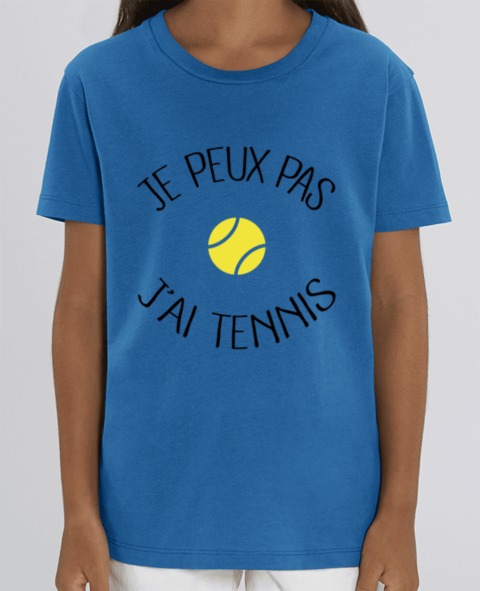 Kids T-shirt Mini Creator Je peux pas j'ai Tennis Par Freeyourshirt.com