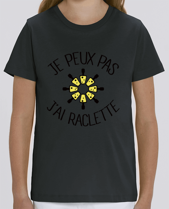 Kids T-shirt Mini Creator Je peux pas j'ai Raclette Par Freeyourshirt.com
