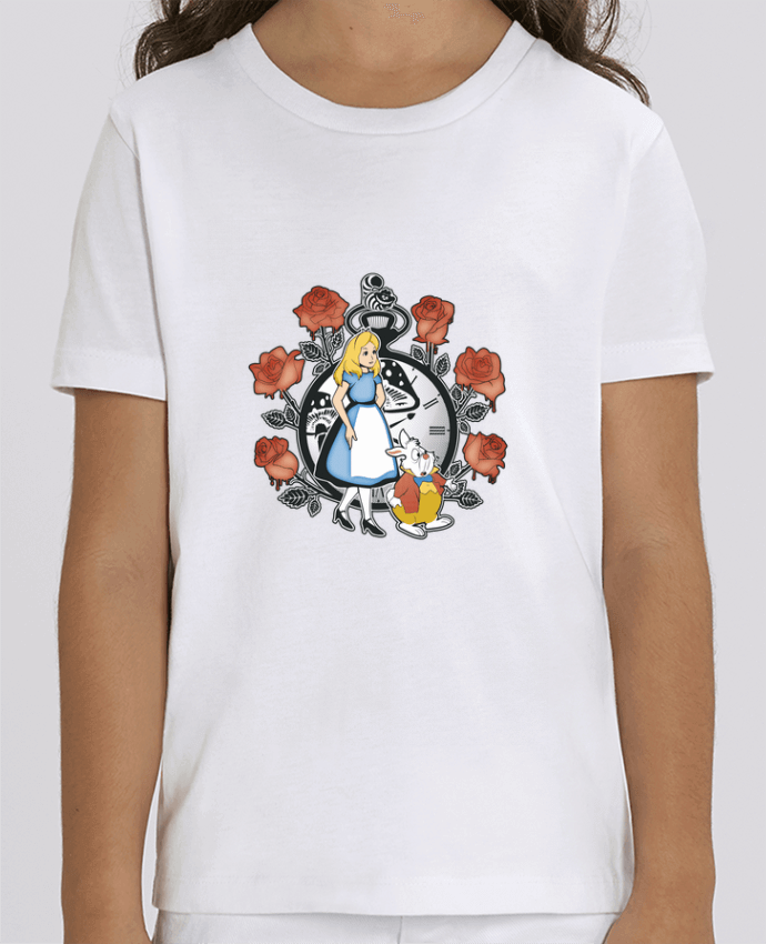 Camiseta Infantil Algodón Orgánico MINI CREATOR Time for Wonderland Par Kempo24