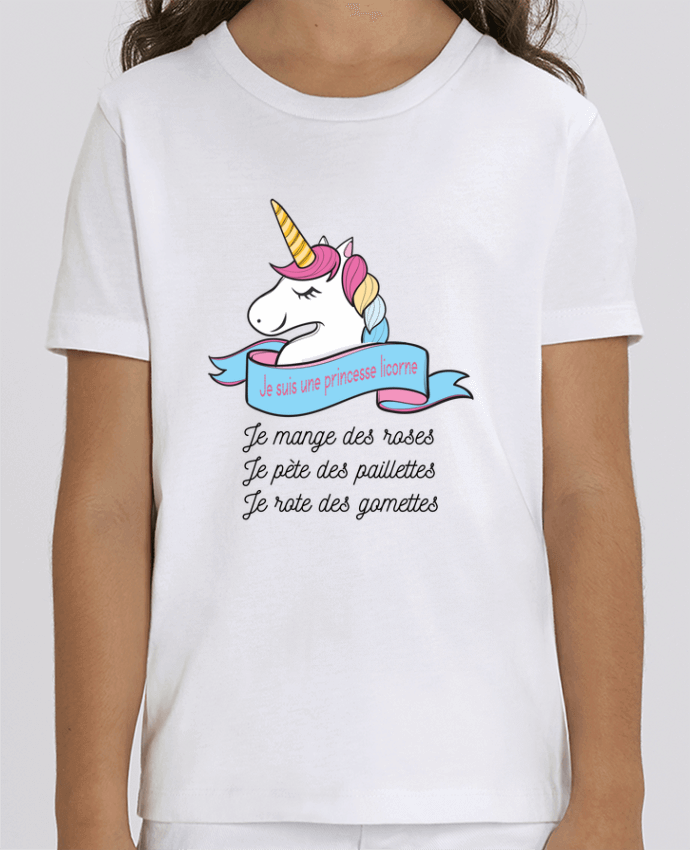 T-shirt Enfant Je suis une princesse licorne Par tunetoo